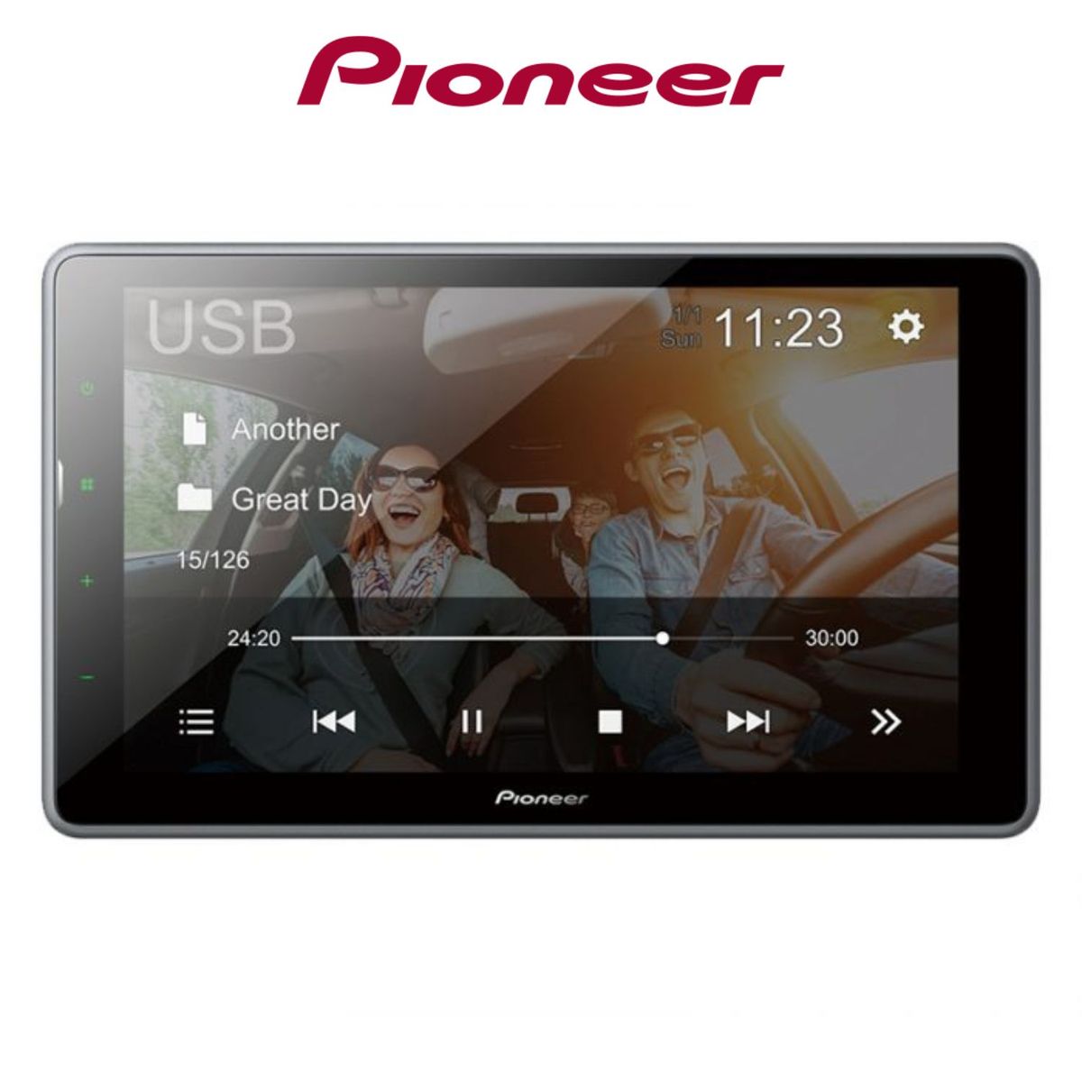 PIONEER - Autoradio Pioneer 9” Smart Screen WebLink Cast DMH-AF555BT con Bluetooth y MirrorLink