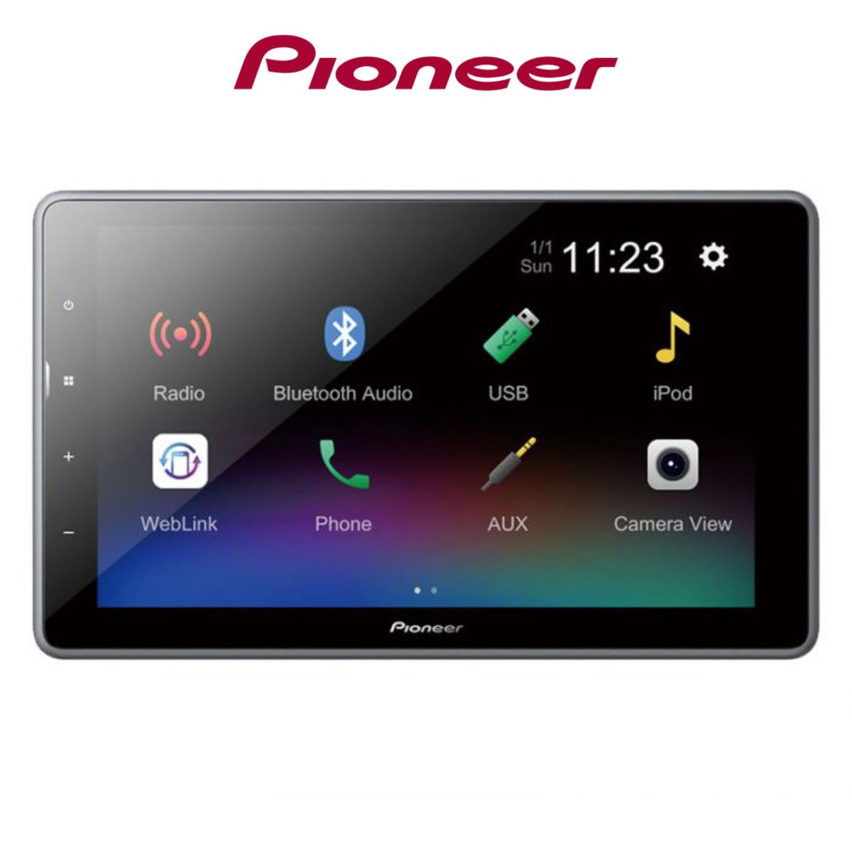 PIONEER - Autoradio Pioneer 9” Smart Screen WebLink Cast DMH-AF555BT con Bluetooth y MirrorLink