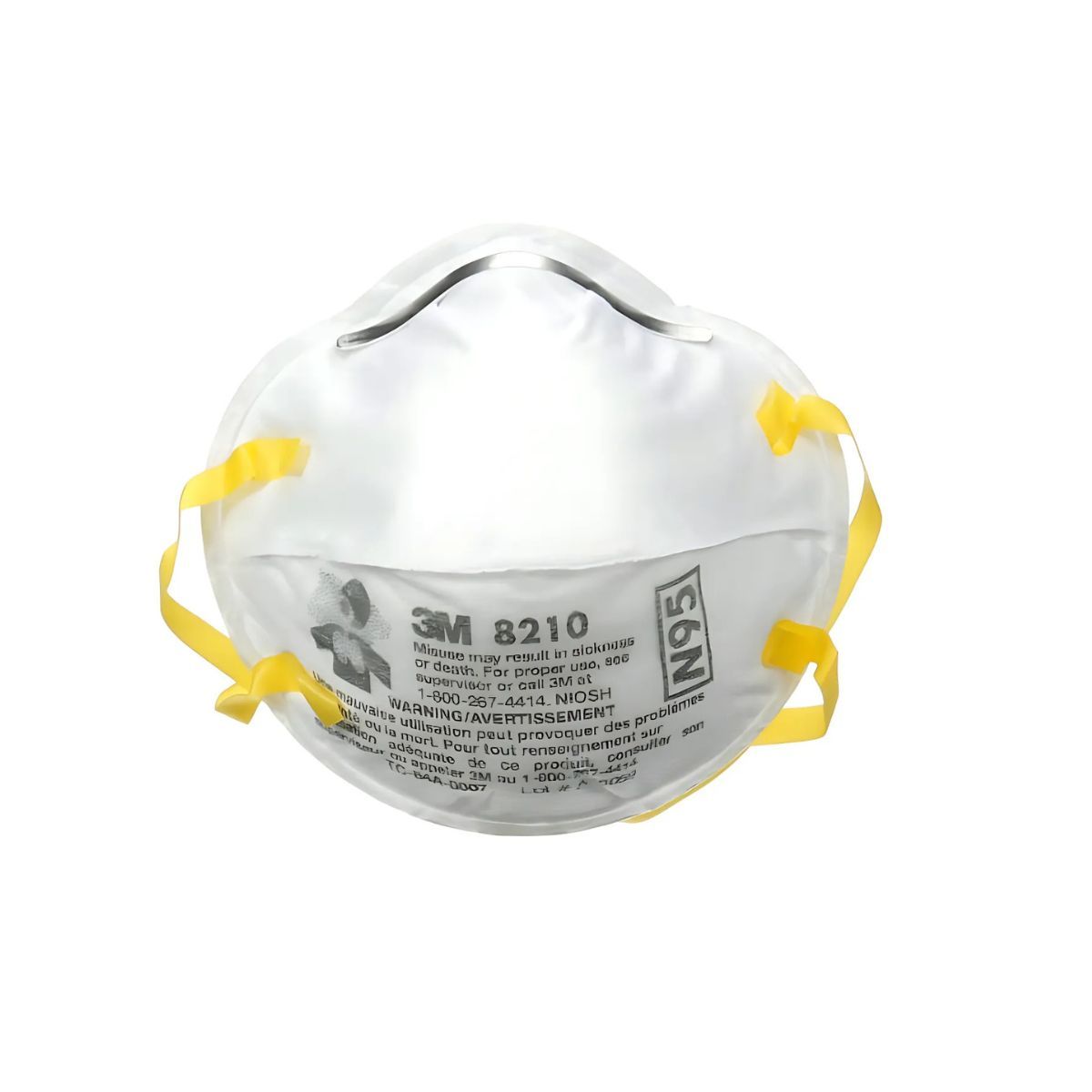 3M - Pack X3 Mascarilla De Partículas De Alto Rendimiento 3M 8210 X12