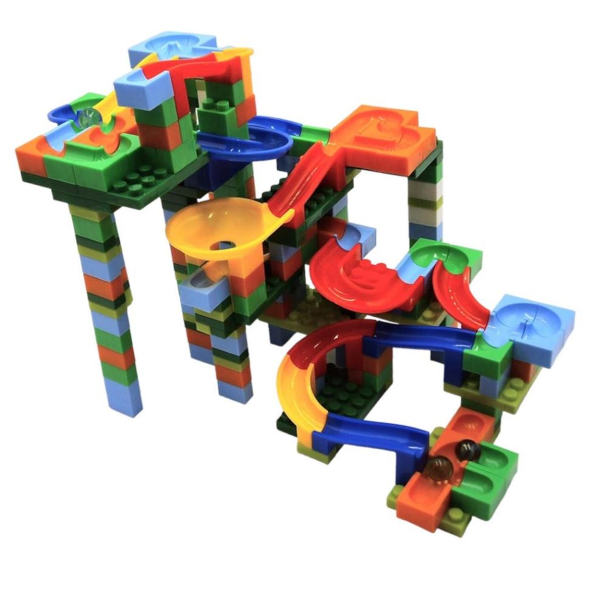 GENERICO - Lego Carrera de Canicas - Track Maze - 328 Pcs