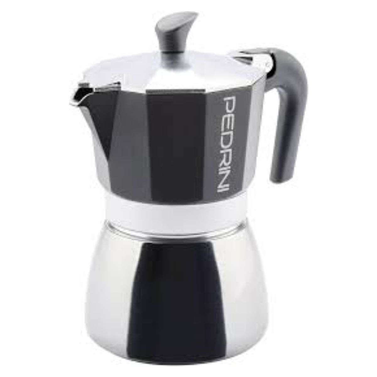 PEDRINI - Cafetera Mia Full Induccion Grey 6tz Pedrini