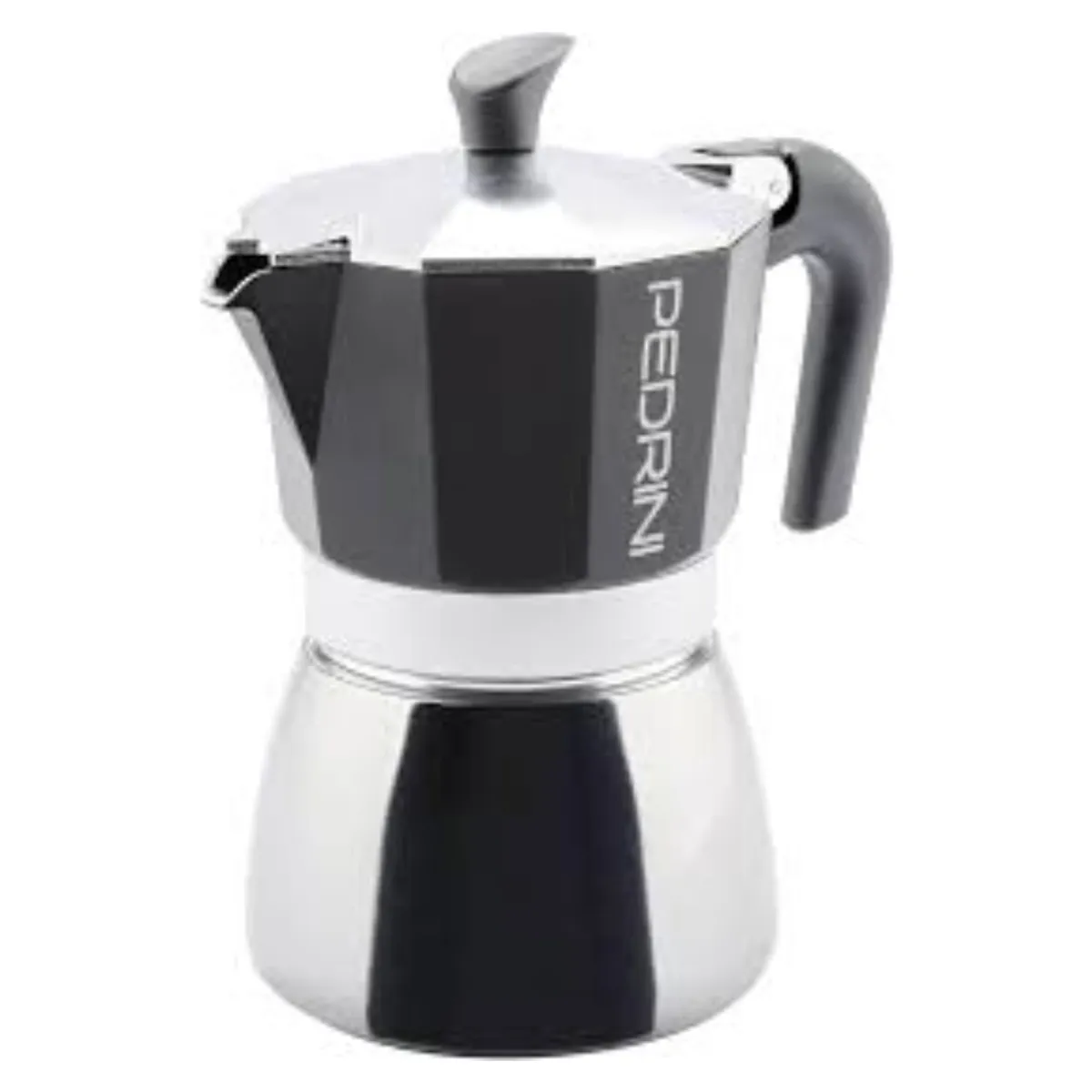 PEDRINI - Cafetera Mia Full Induccion Grey 6tz Pedrini