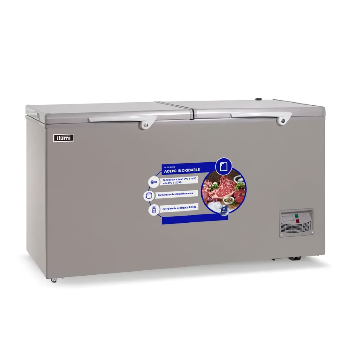 Ilumi - Congeladora Dual Ilumi 440 Litros TFI-4402DG Gris
