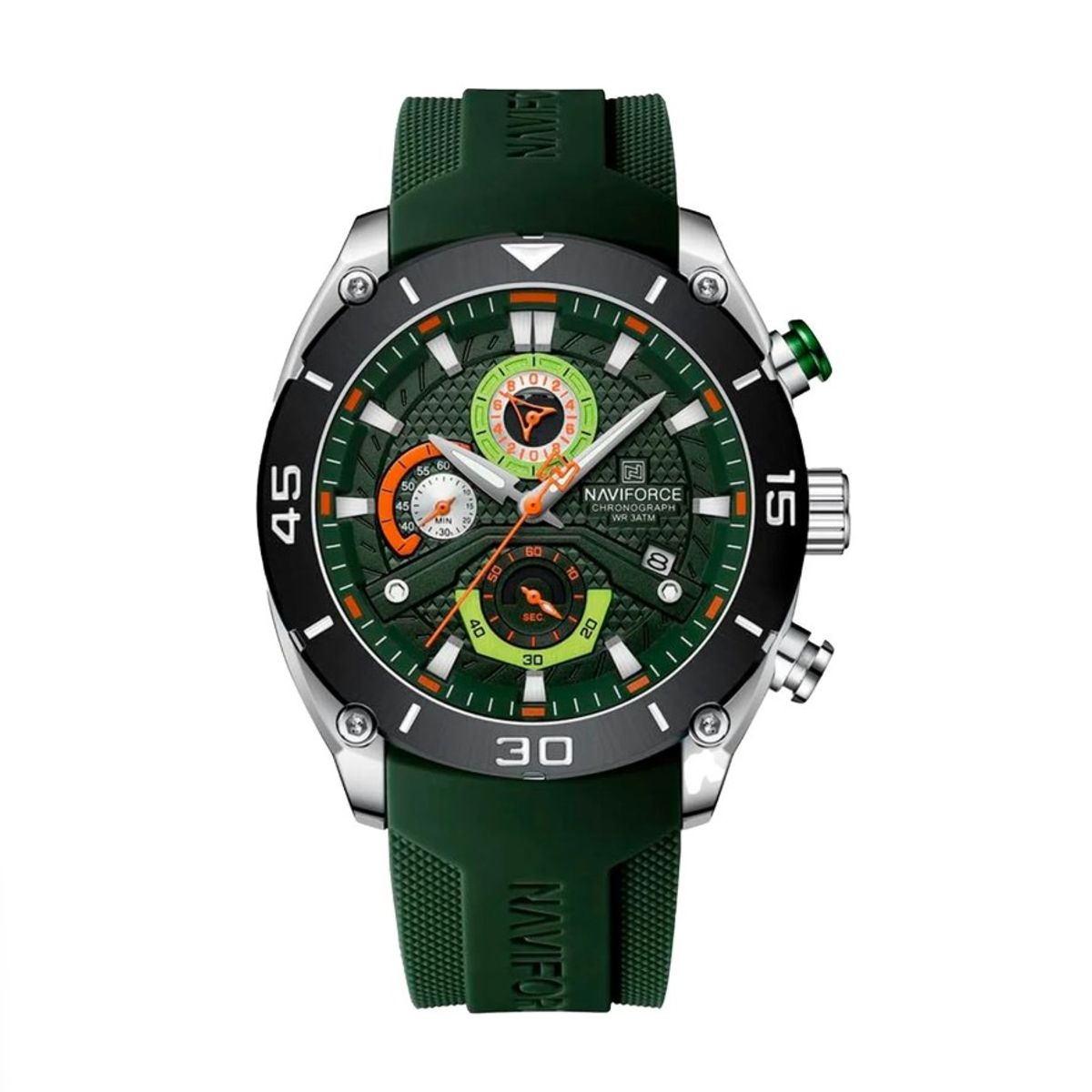 NAVIFORCE - Naviforce NF8038 Silicona Verde