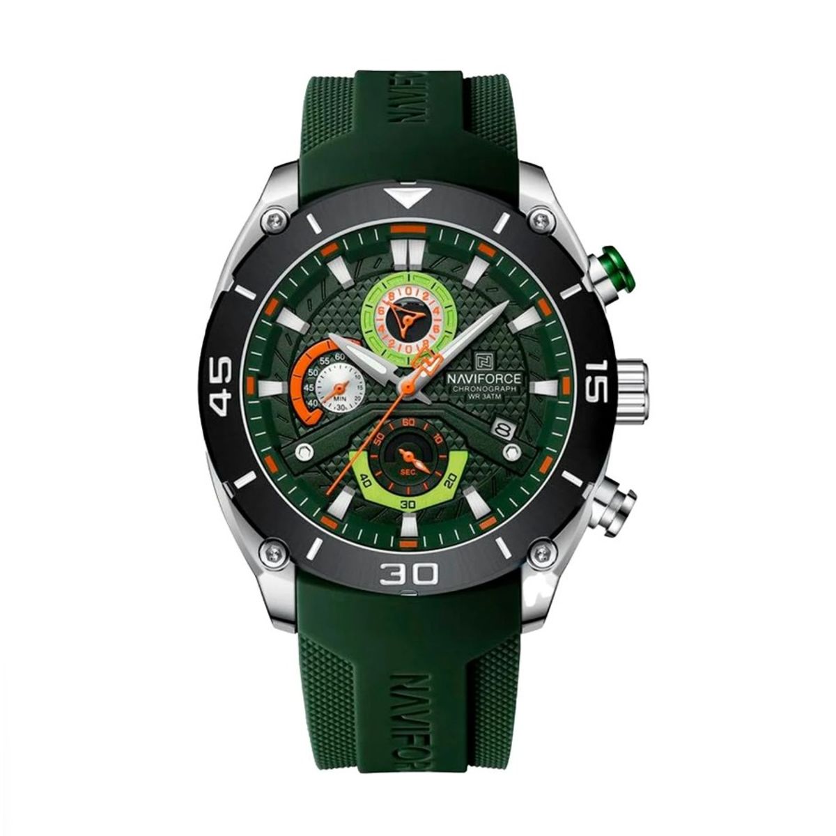 NAVIFORCE - Naviforce NF8038 Silicona Verde