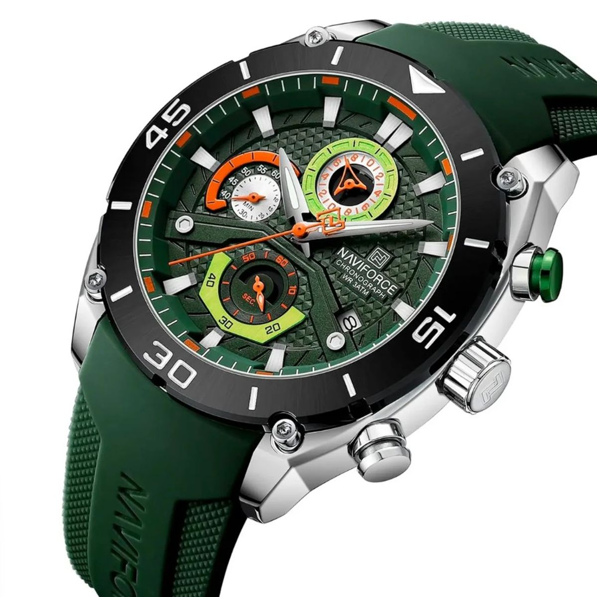 NAVIFORCE - Naviforce NF8038 Silicona Verde