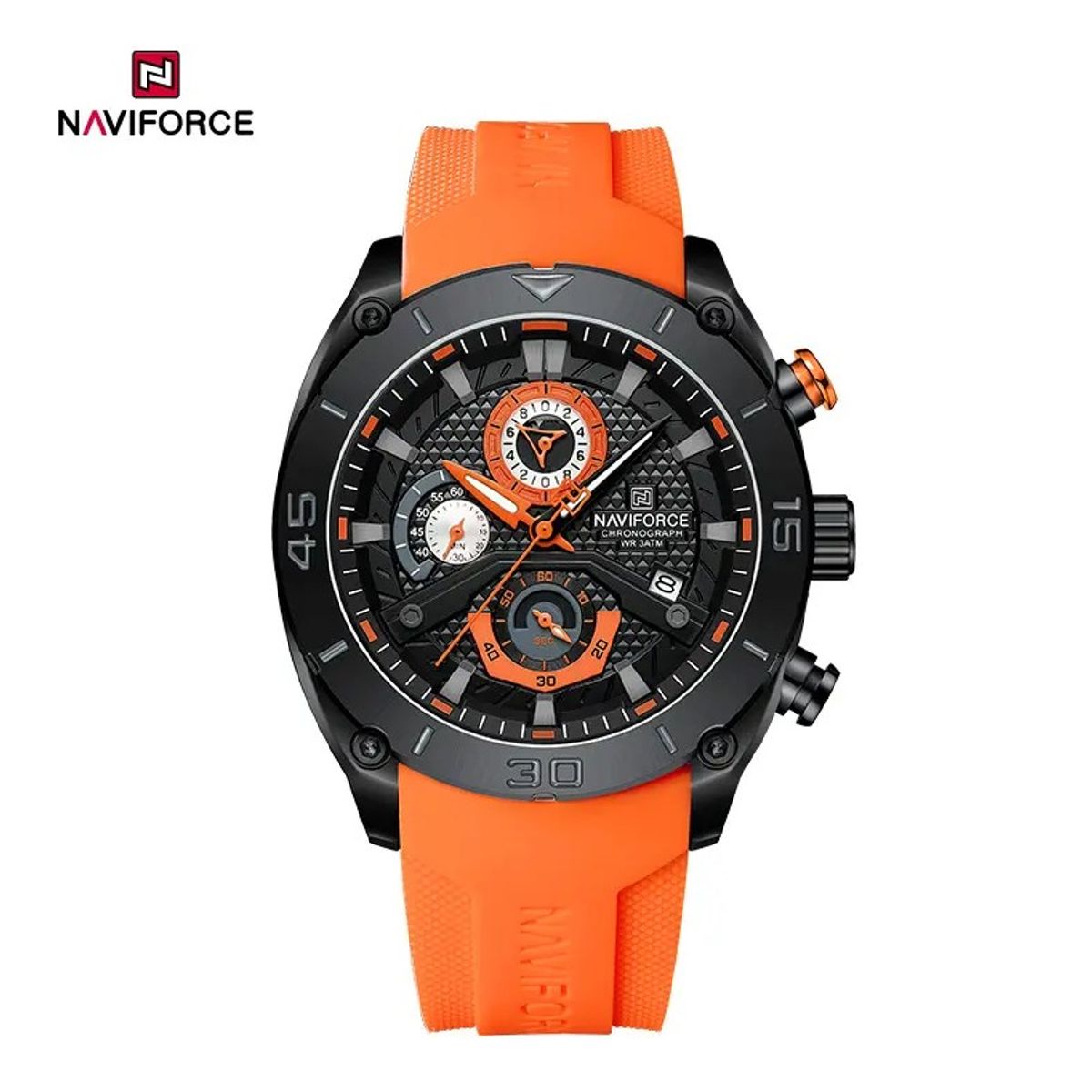 NAVIFORCE - Naviforce NF8038 Silicona Naranja