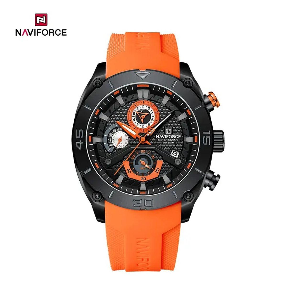 NAVIFORCE - Naviforce NF8038 Silicona Naranja