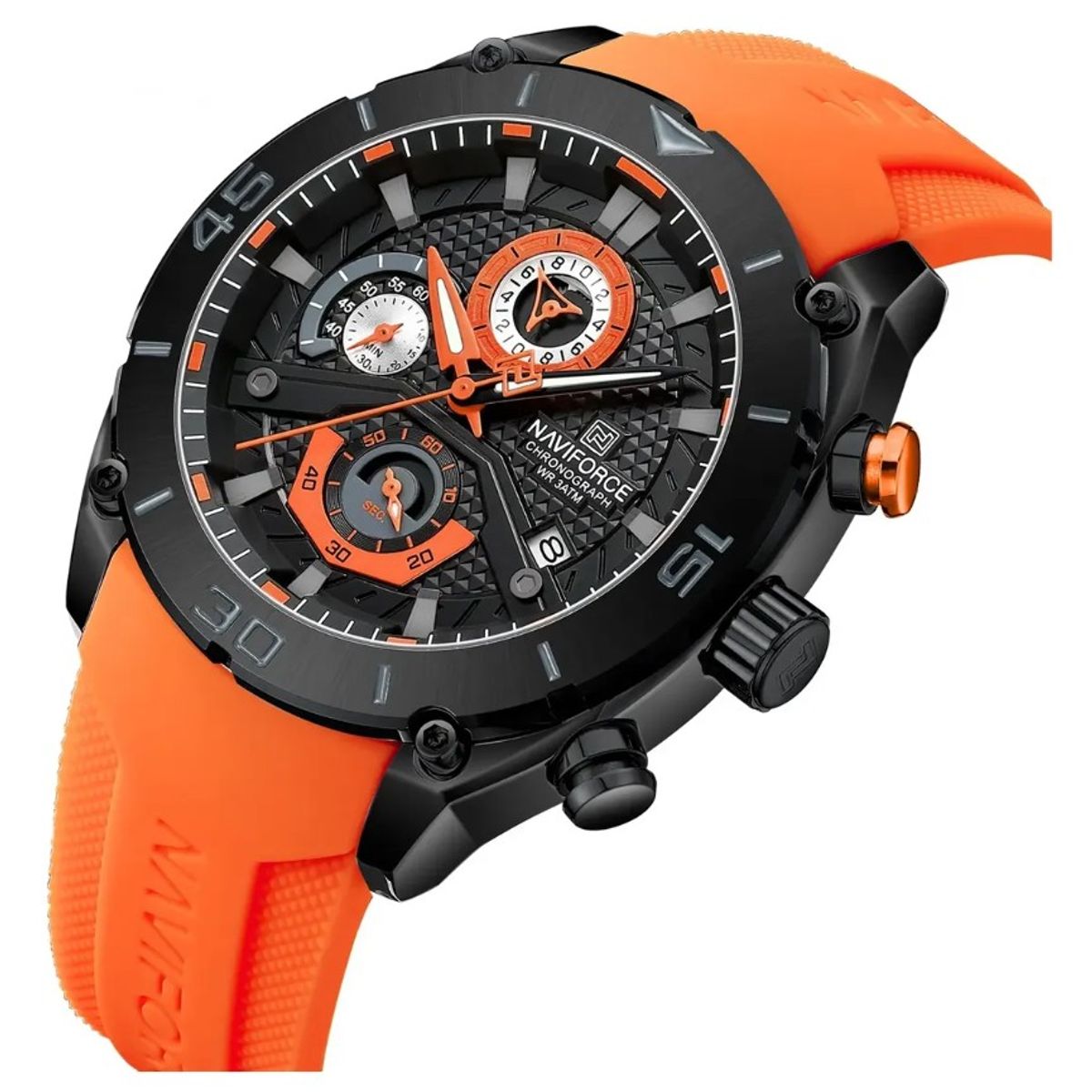 NAVIFORCE - Naviforce NF8038 Silicona Naranja