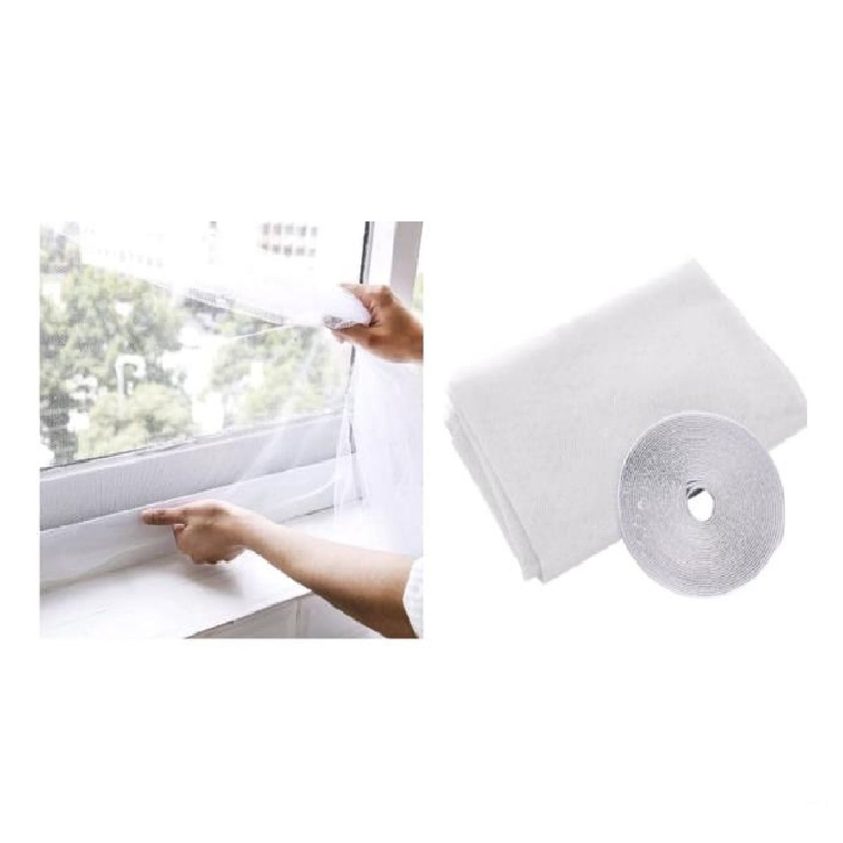 OTTOWARE - Set de 3 Mallas Mosquitera para Ventana con Velcro