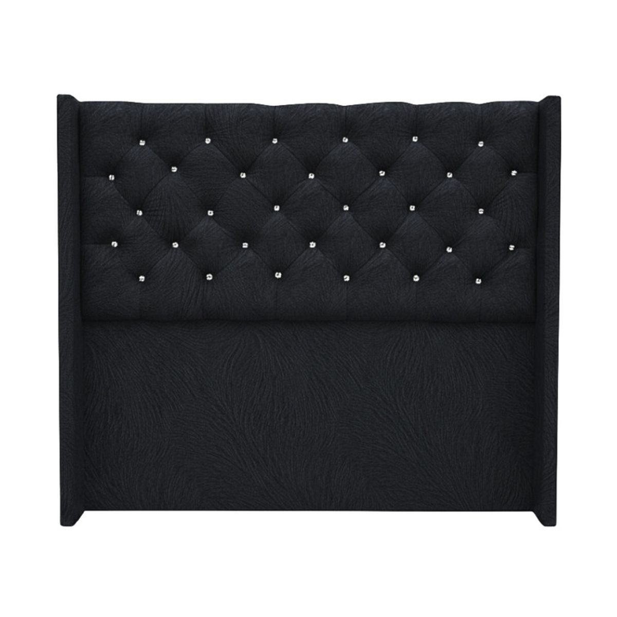 TODO SOBRE HOGAR - Cabecera Nordic 2 Plazas - Negro