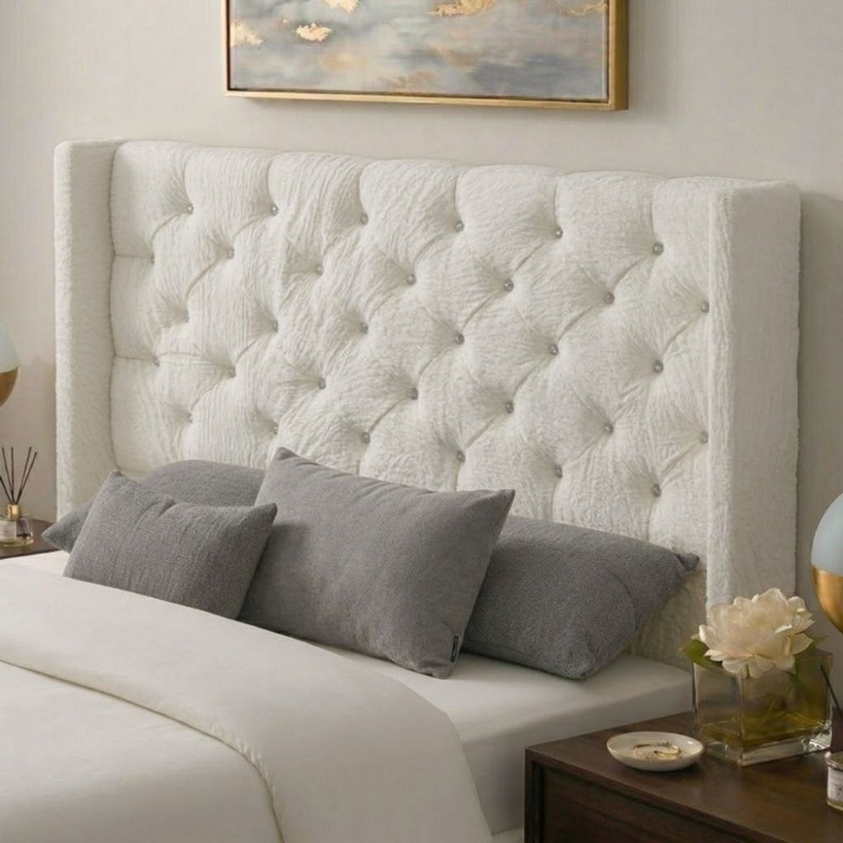 TODO SOBRE HOGAR - Cabecera Nordic King - Blanco