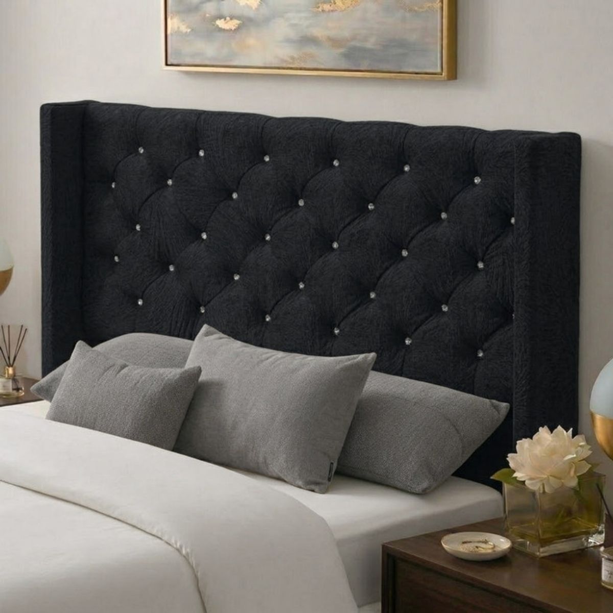 TODO SOBRE HOGAR - Cabecera Nordic King - Negro