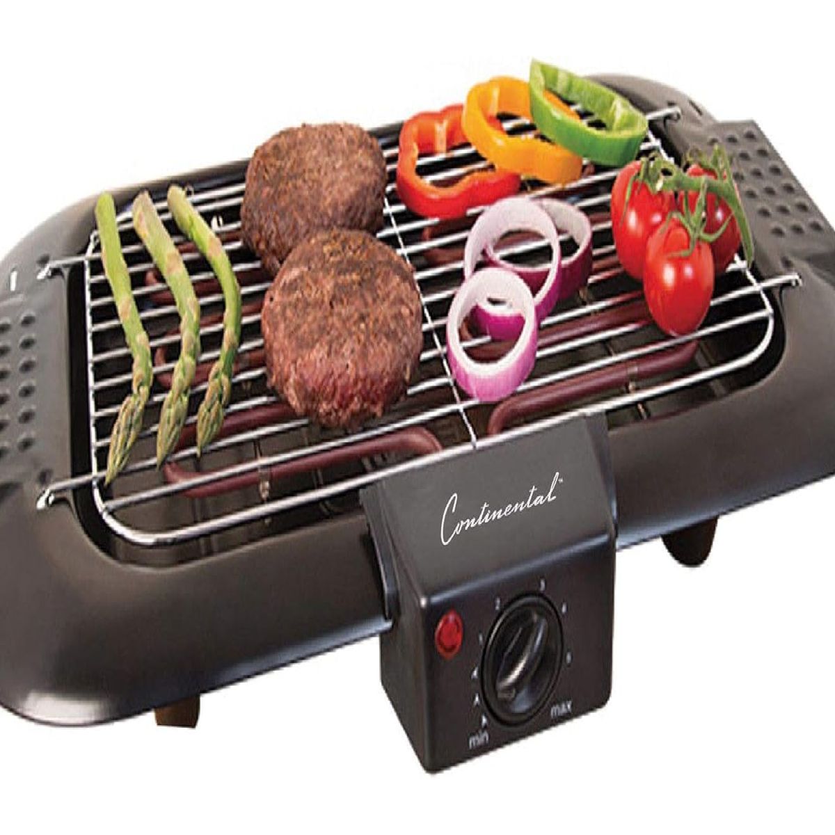 CONTINENTAL - Parrilla Eléctrica Continental Electric CE-BQ909 2 Porciones - Negro