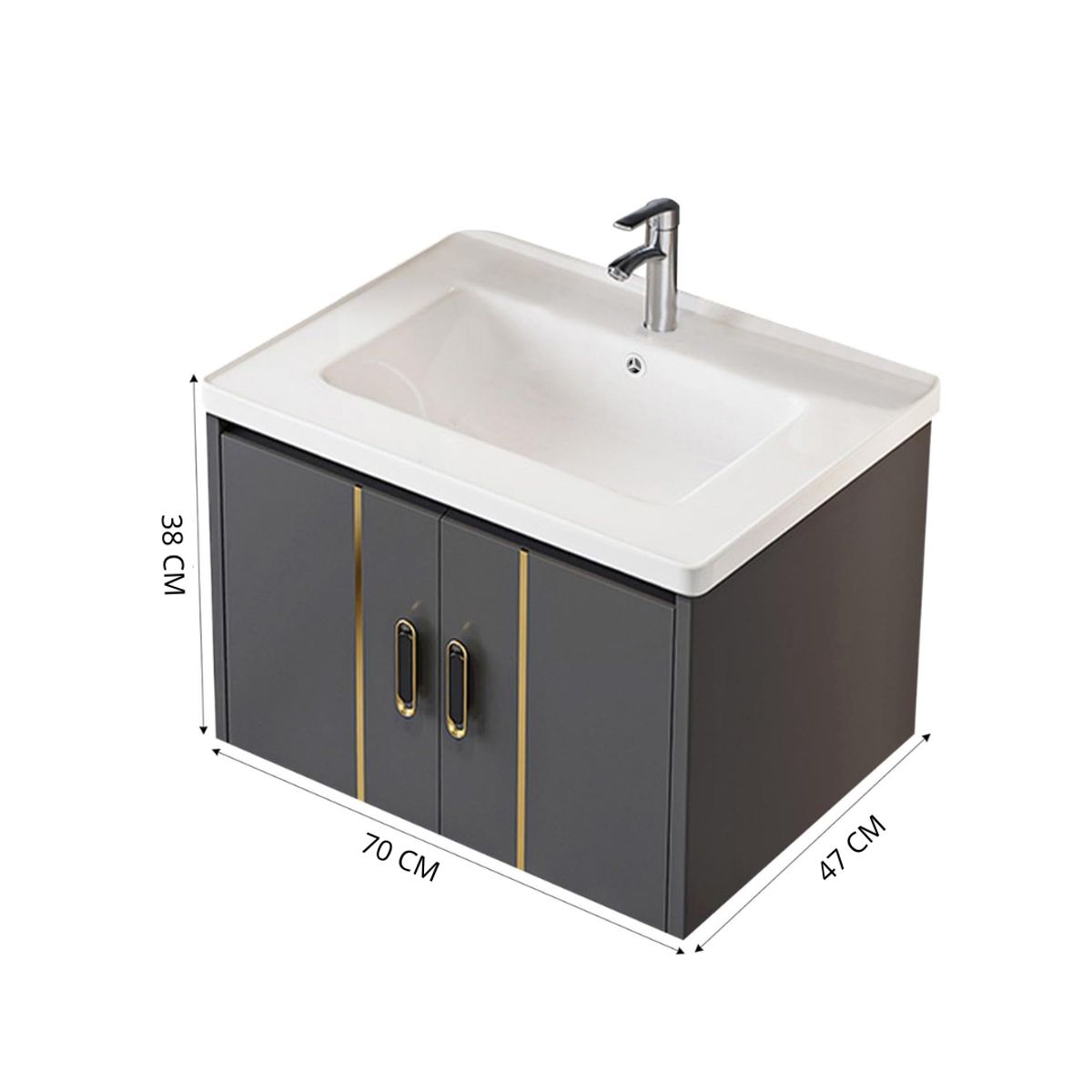 LAVATORIO DE BAÑO CON MUEBLE DE ALMACENAMIENTO, marca GENERICO - Foto Principal