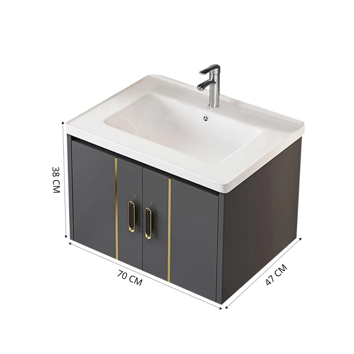 LAVATORIO DE BAÑO CON MUEBLE DE ALMACENAMIENTO, marca GENERICO - Foto Principal
