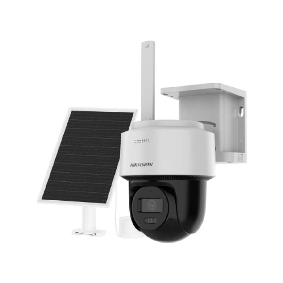 HIKVISION - Hikvision Cámara PT 4MP con Panel Solar 4G HK-DS-2CFSP44G