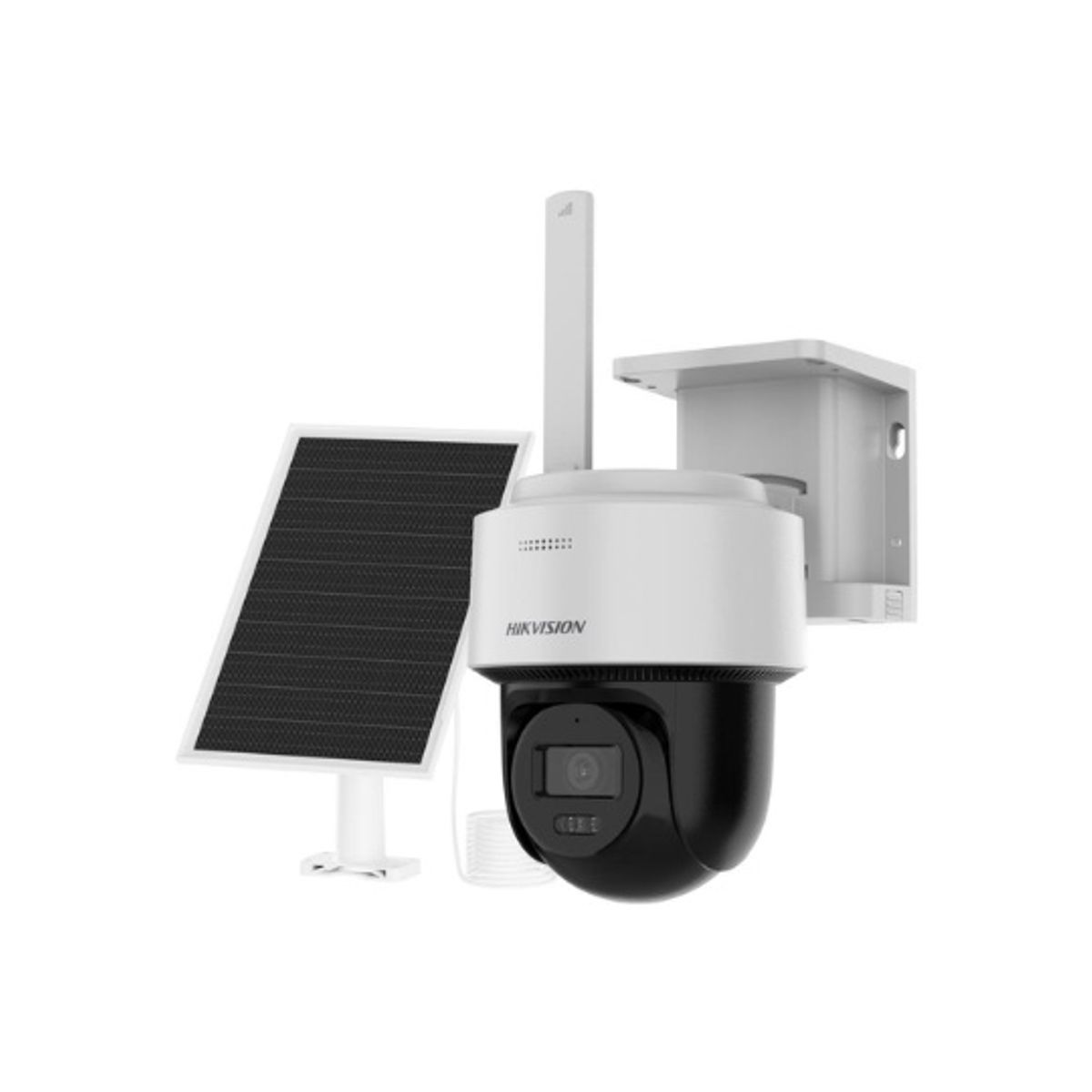 HIKVISION - Hikvision Cámara PT 4MP con Panel Solar 4G HK-DS-2CFSP44G