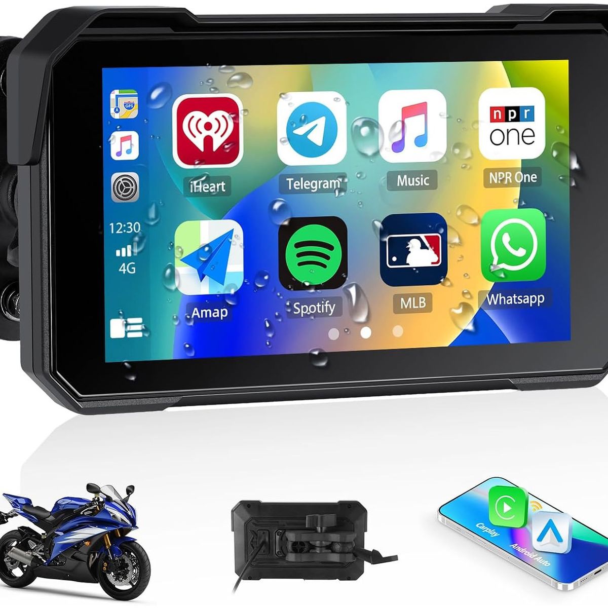 OEM - Car Play Pantalla Inteligente Para Moto 5 Pulg