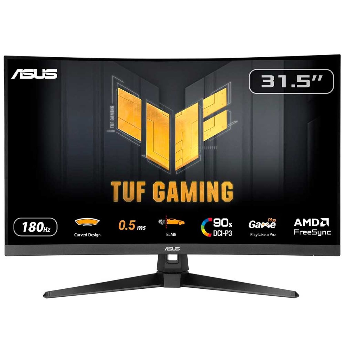 ASUS - Monitor Curvo ASUS TUF Gaming VG32WQ3B, 31.5, QHD VA 2560 x 1440, 0.5ms GTG, 180Hz, FreeSync