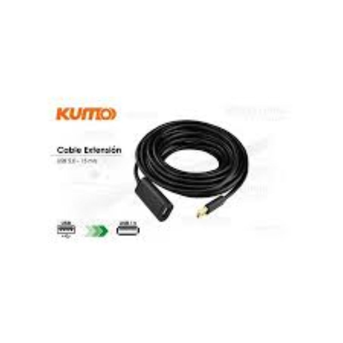 VARIOS - Cable Extensión Kumo USB 2.0 15m