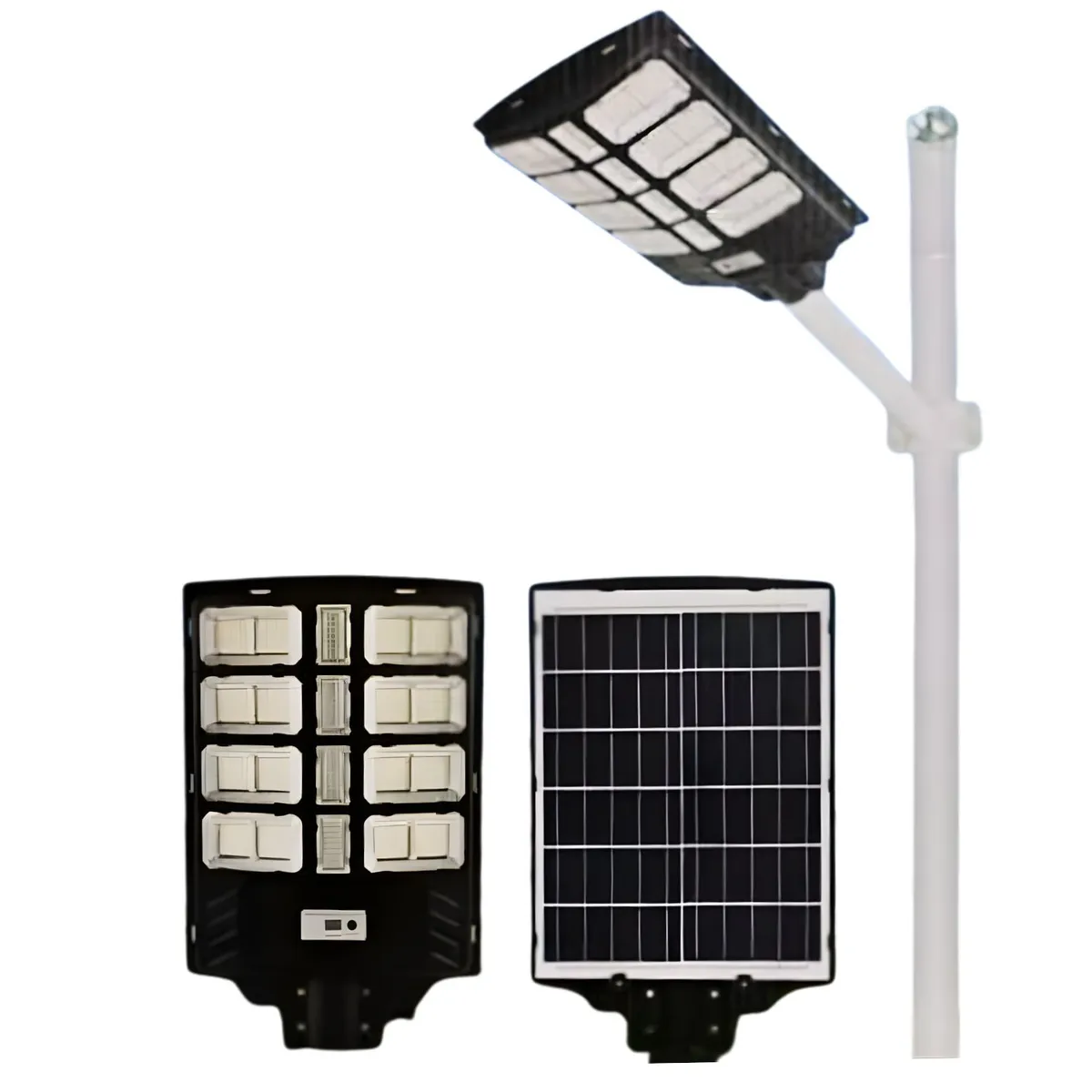 OEM - Foco Solar 2000W WUBWA Alumbrado Exterior con Panel Solar y Sensor