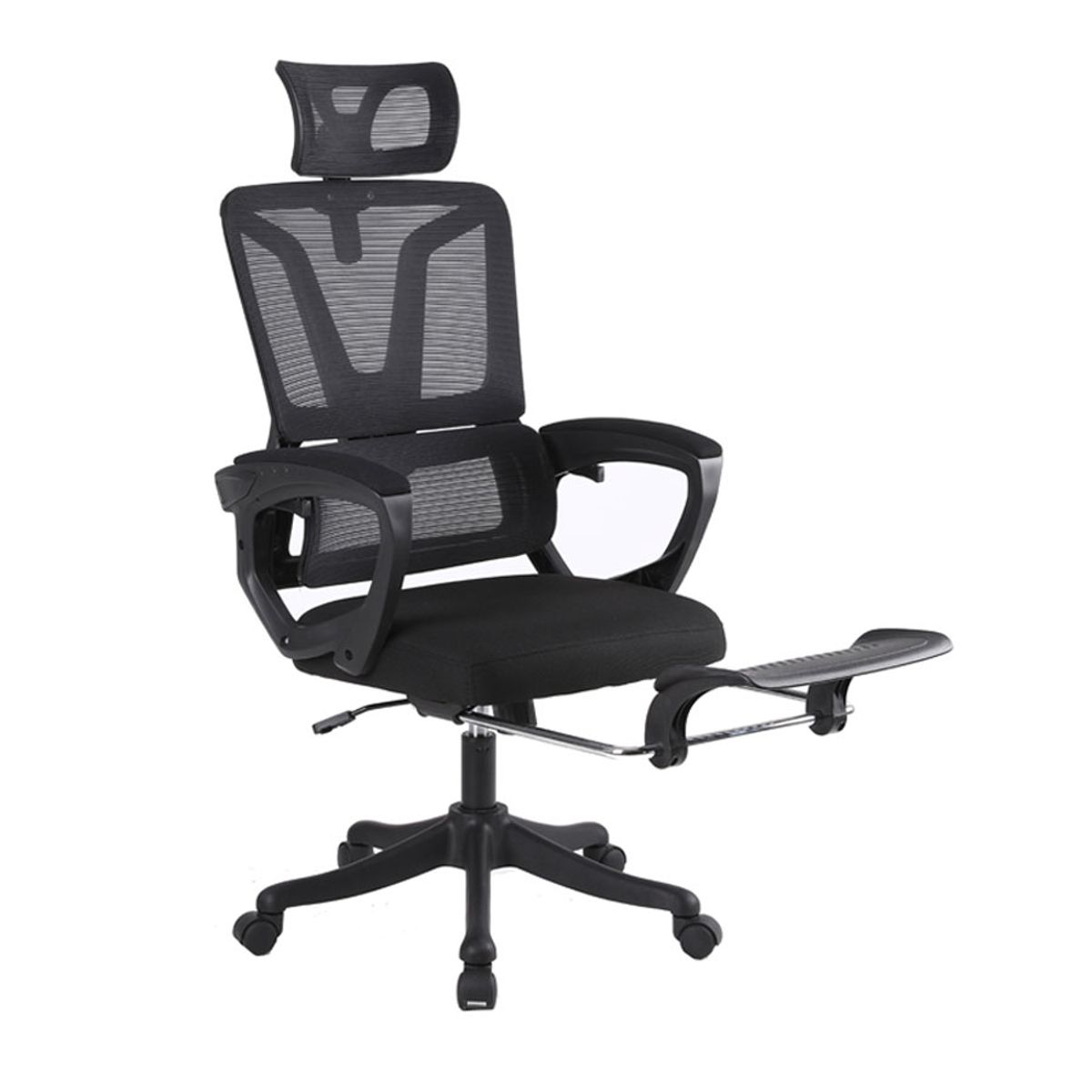 Silla Ergonómica De Oficina Ejecutiva Reclinable Color Negro, marca PET MOOD - Foto 2