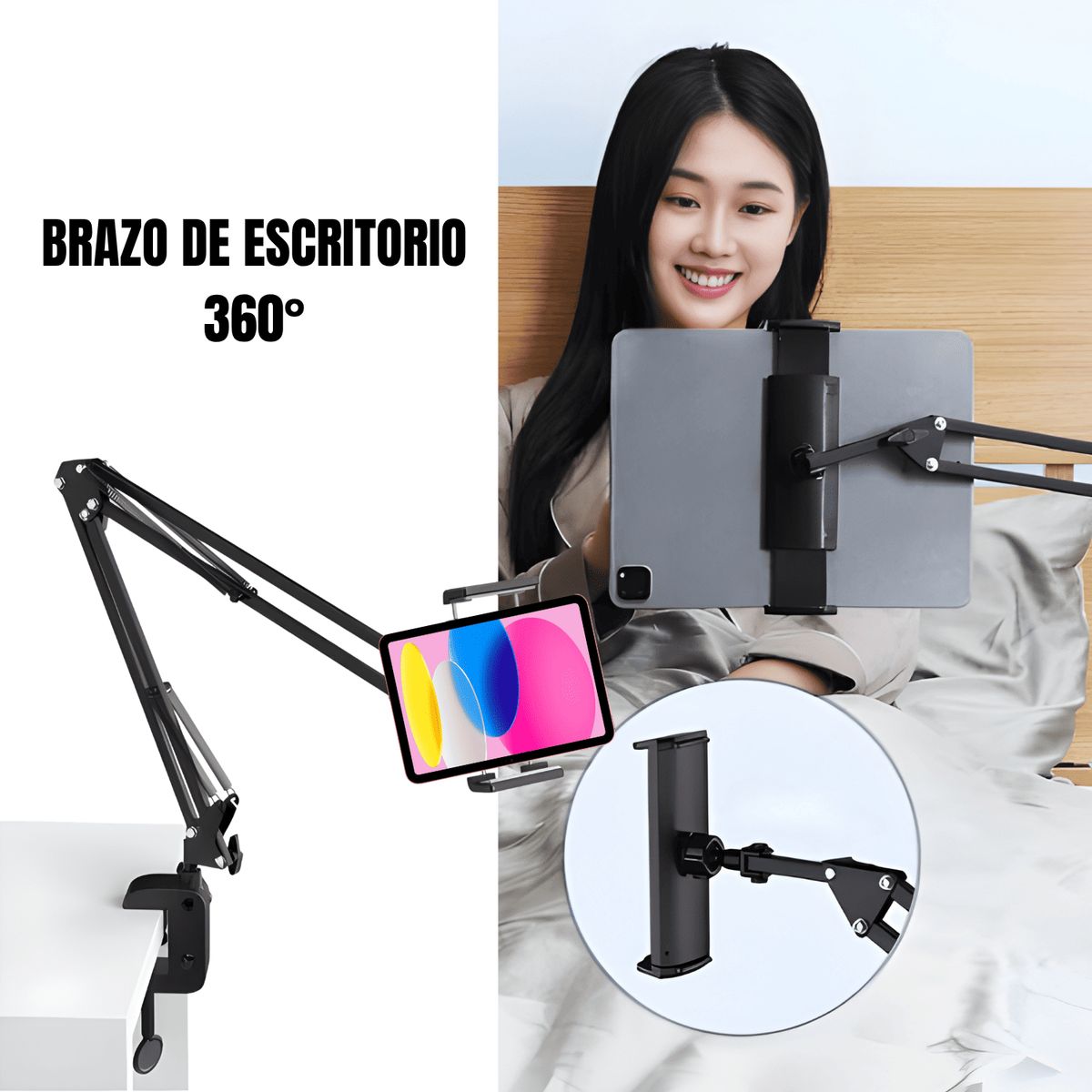 OEM - Brazo De Escritorio Para Celular y Micrófono