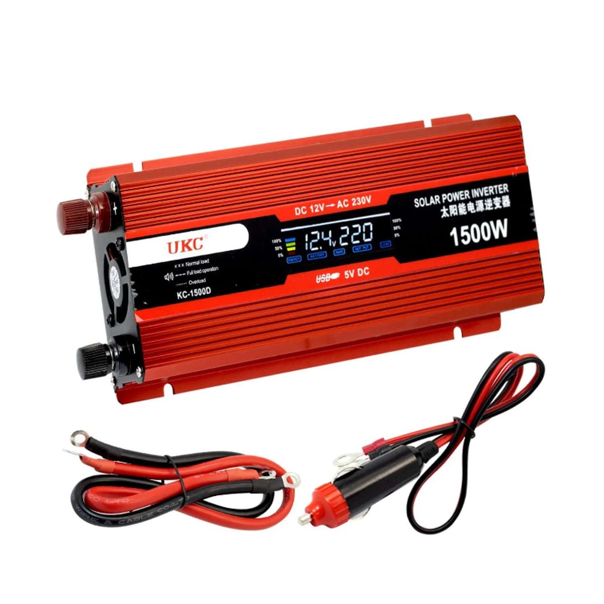 Inversor 12VDC220VAC 1500W KC-1500D UKC GENERICO | Falabella Perú
