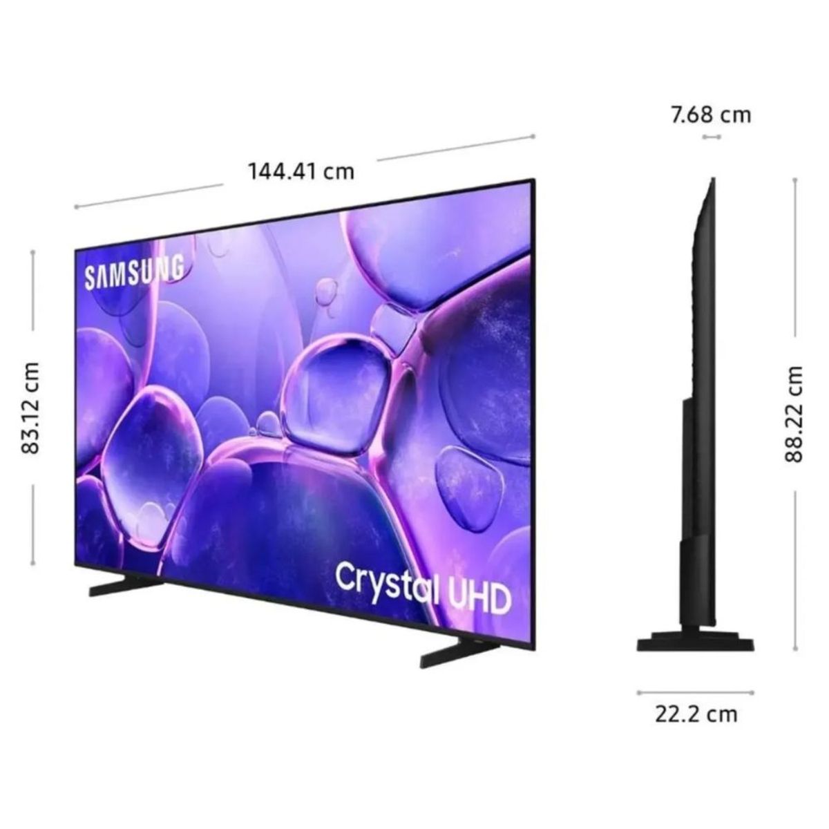 SAMSUNG - Televisor 65" SAMSUNG Crystal UHD 4K UN65U8000FGXPE 2025