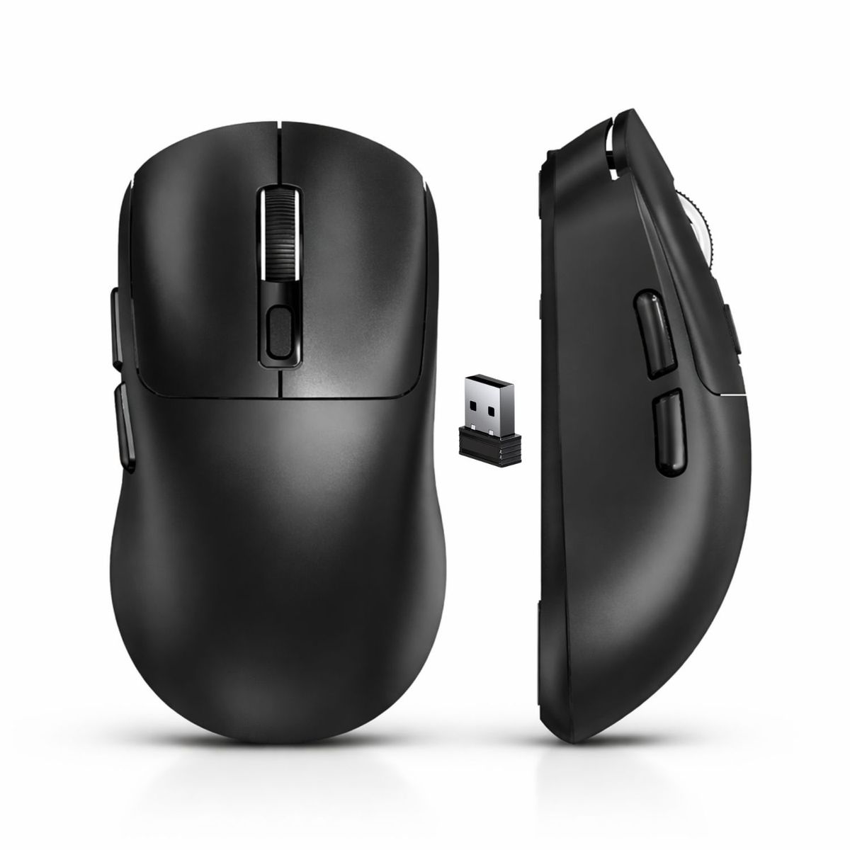 OEM - Mouse Inalámbrico Bluetooth 2.4G Recargable Tipo C Ergonómico DPI Ajustable Para Laptop PC