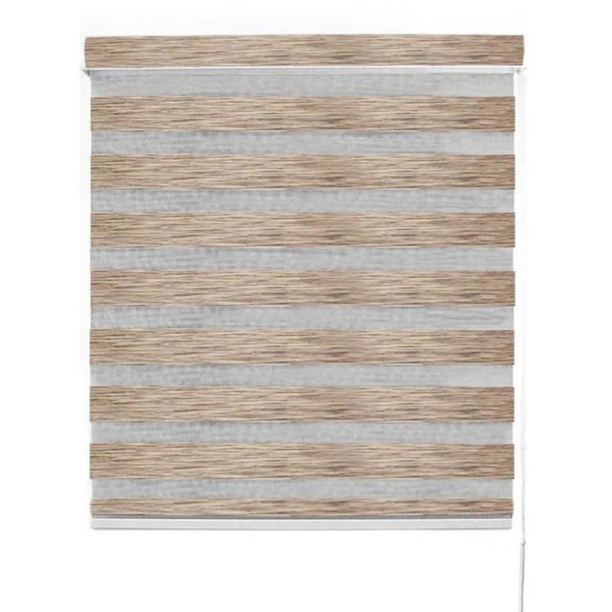 GENERICO - Roller Duo Sup Madera Ancho 120 x Alto 110 cm