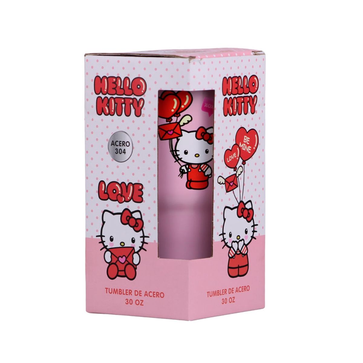 SCOOL - Vaso Tumbler Hello Kitty 900ml Scool Acero Inox 400331