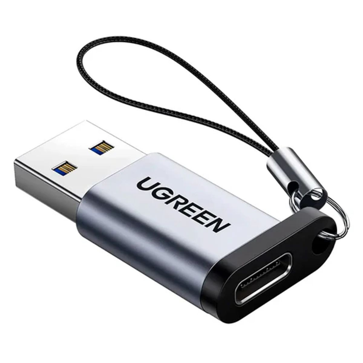 UGREEN - 50533 - US276 - ADAPTADOR  USB 3.0 A TIPO C - GRIS - PN INTERNAL US276 (50533)