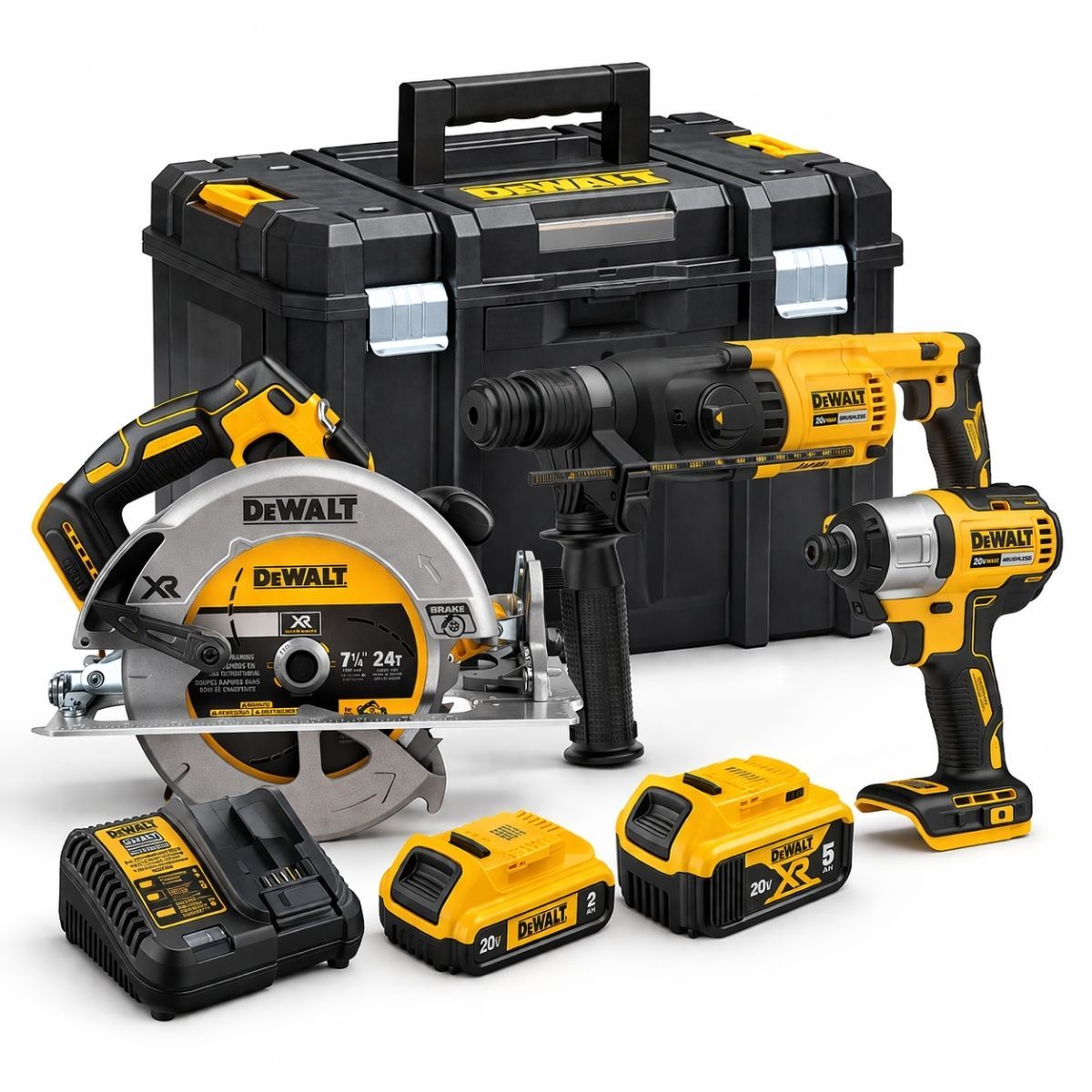 DEWALT - Rotomartillo SDS + Impacto 14 + Sierra 7 14 XR Dewalt
