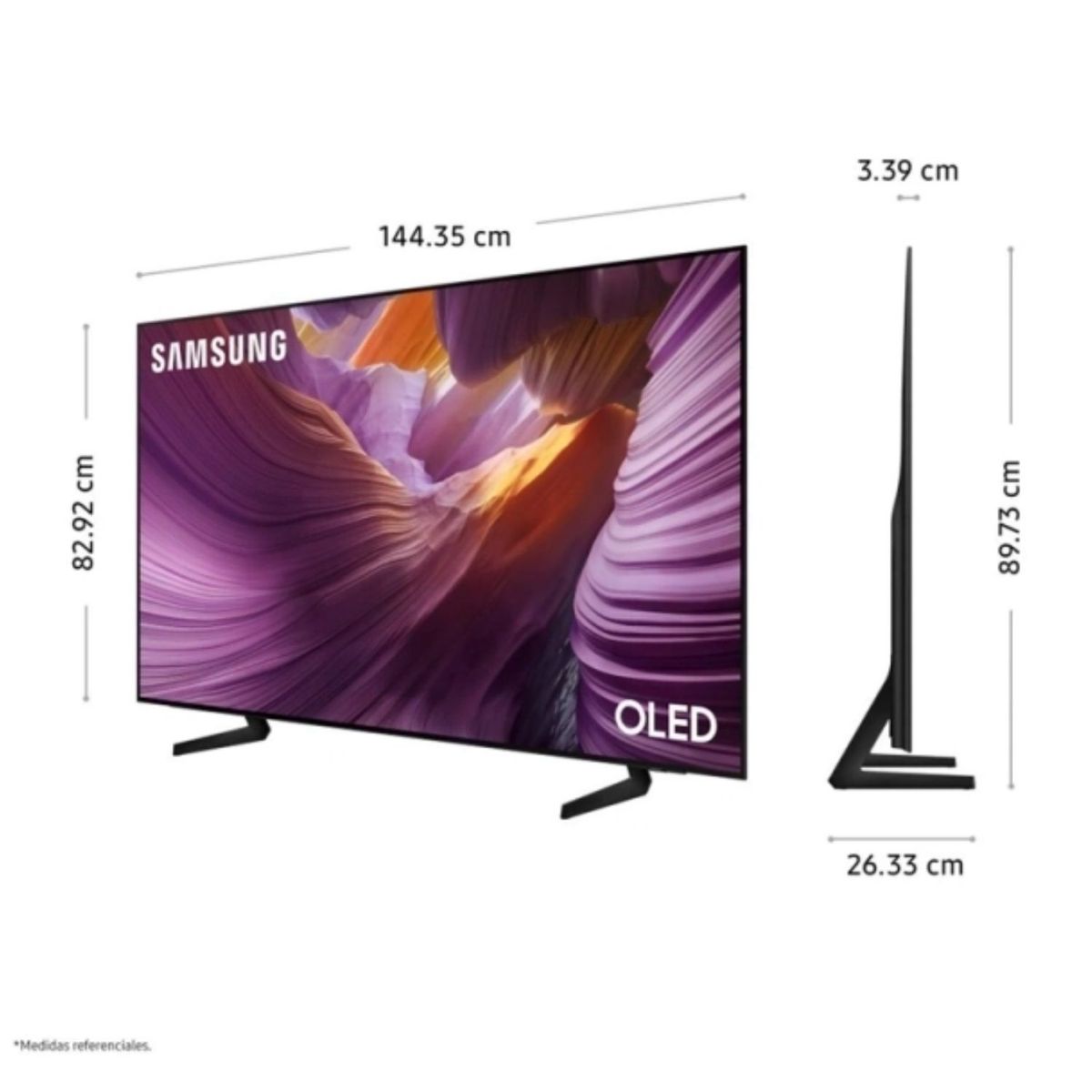 SAMSUNG - Televisor Samsung 65" OLED 4K UHD Vision Ai Smart TV QN65S85FAGXPE - Nuevo 2025