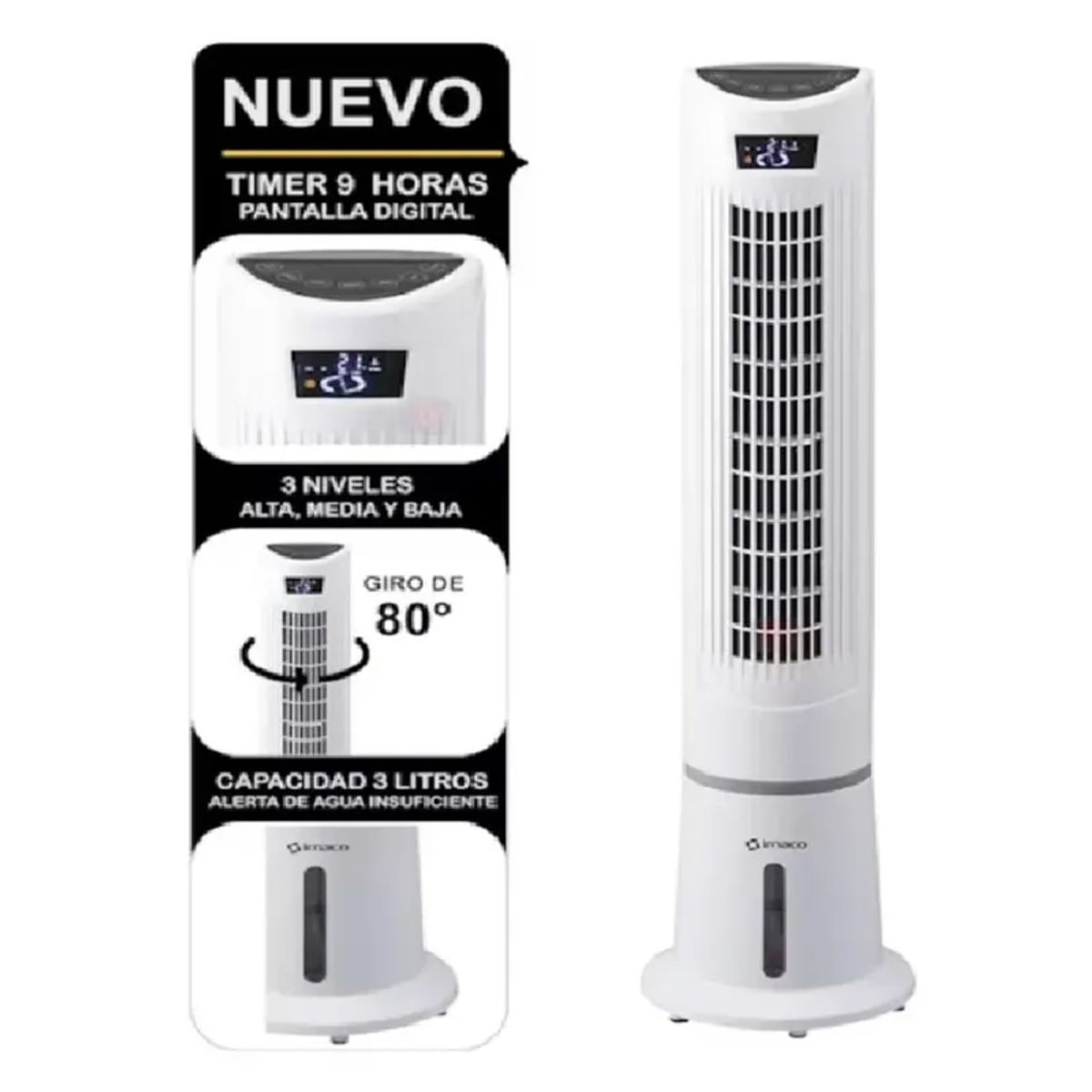 Imaco - Enfriador de Aire Imaco Digital IYS5535 58W