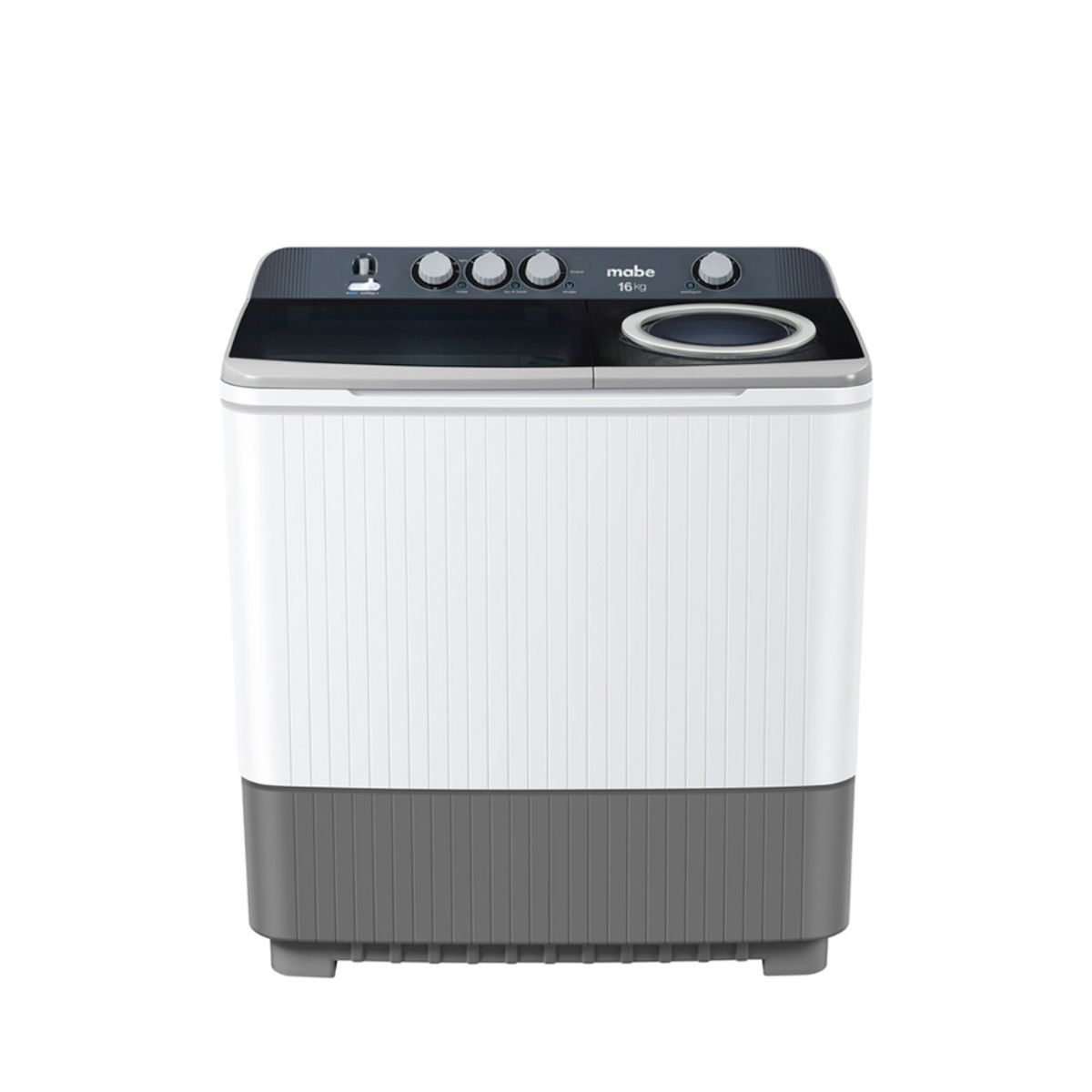 Mabe - Lavadora 16Kg semiautomática Blanco Mabe LMD6124PBBB0