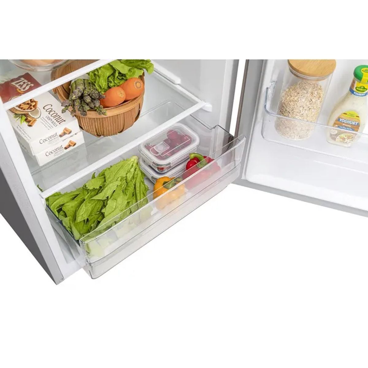 MIDEA - Refrigerador 210 litros Top Mount Silver MIDEA MDRT294FGR50PE