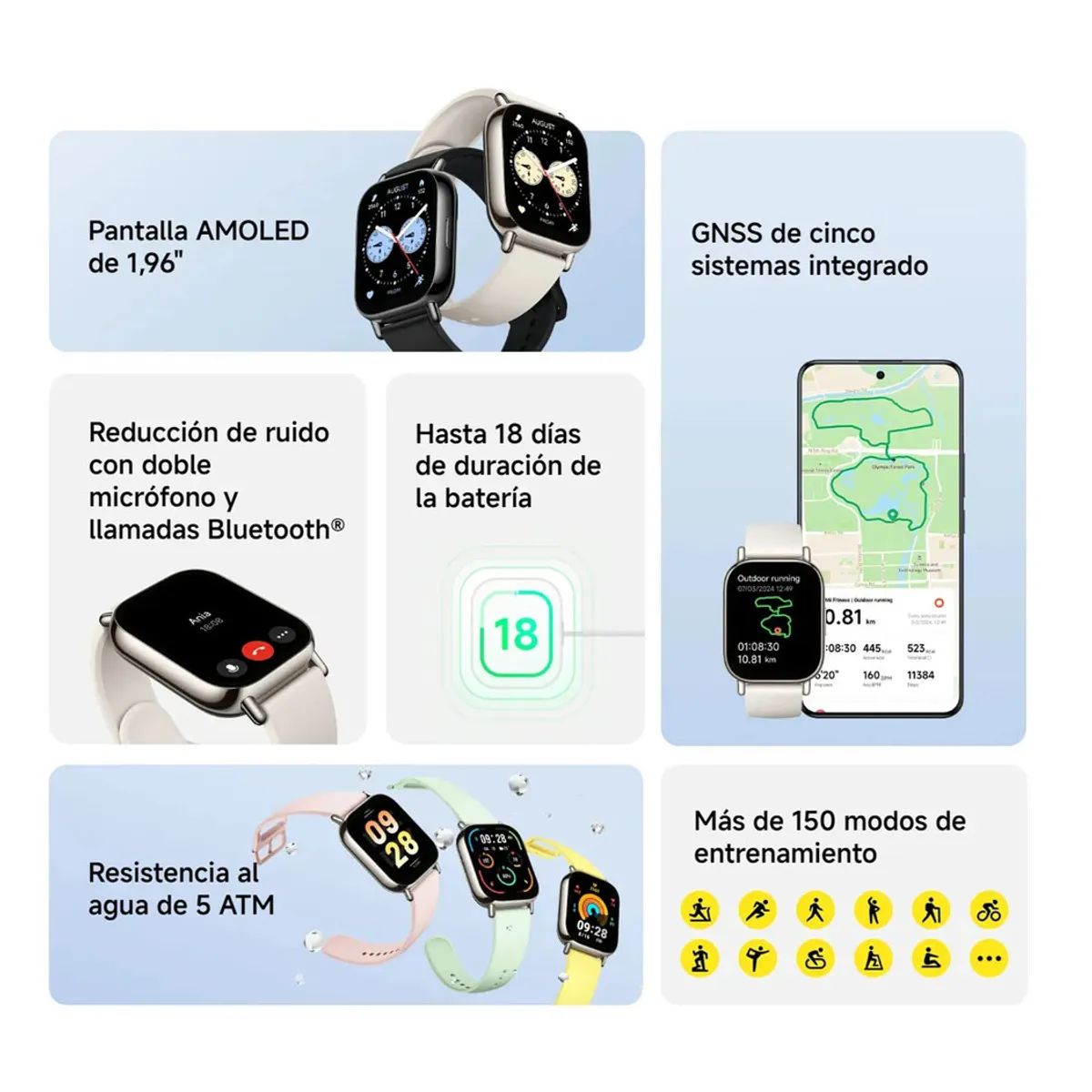 XIAOMI - Reloj Xiaomi Redmi Watch 5 Lite-dorado