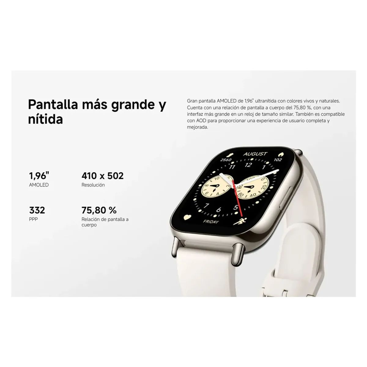 XIAOMI - Reloj Xiaomi Redmi Watch 5 Lite-dorado