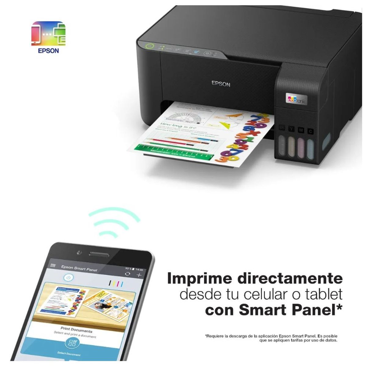 EPSON - Impresora Multifuncional Inlámbrica EcoTank L3250