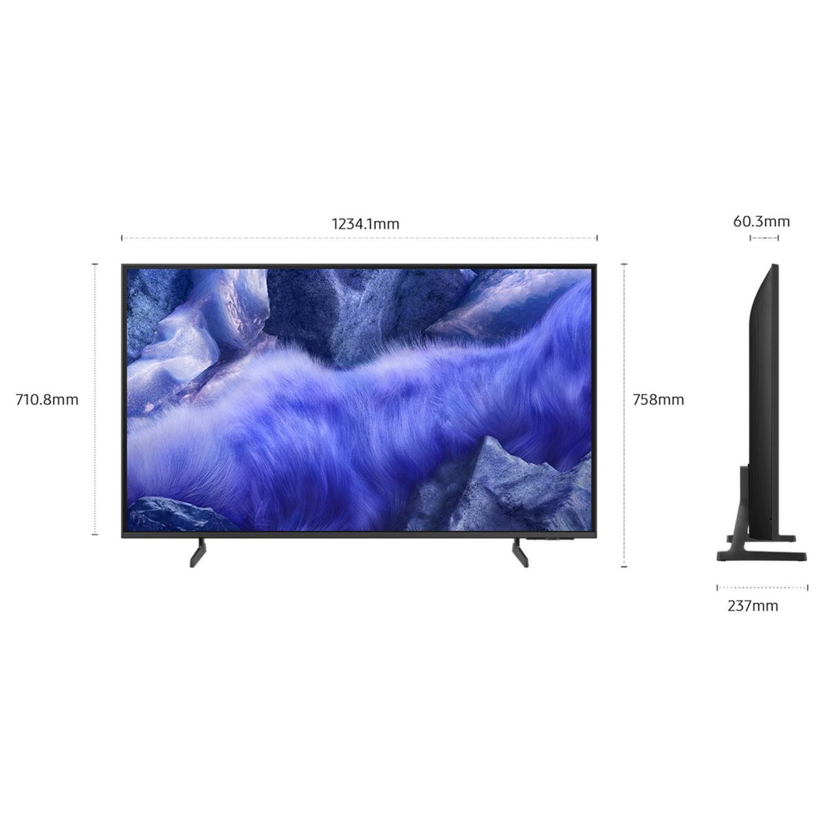 SAMSUNG - Televisor Samsung QLED 55 Visión AI Smart TV QN55QEF1AGXPE + Soundbar HW-B400F