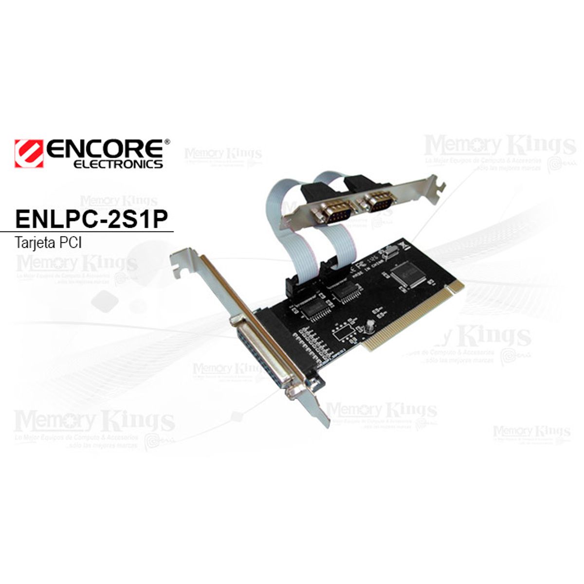 ENCORE ELECTRONICS - Tarjeta PCI Encore ENLPC-2S1P Paralelo + 2 Serial
