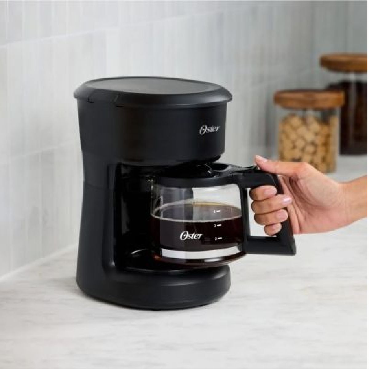 OSTER - Cafetera Oster 5 Tazas BVSTDCS51B Negro