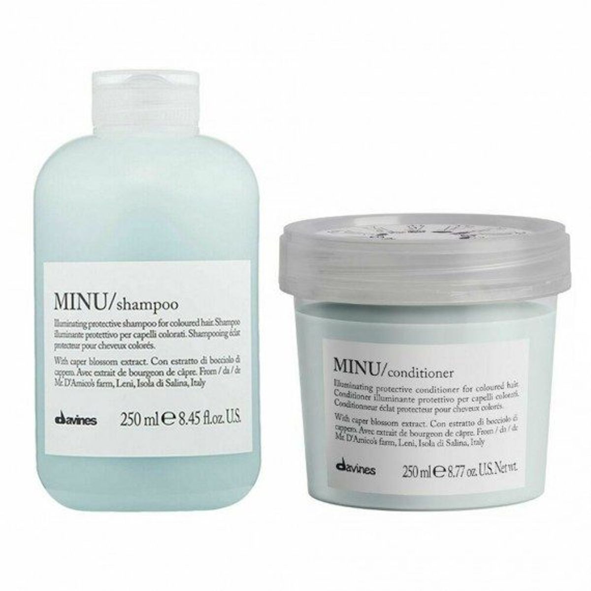 Davines - Davines Minu Dúo Shampoo 250 ml + Conditioner 250 ml