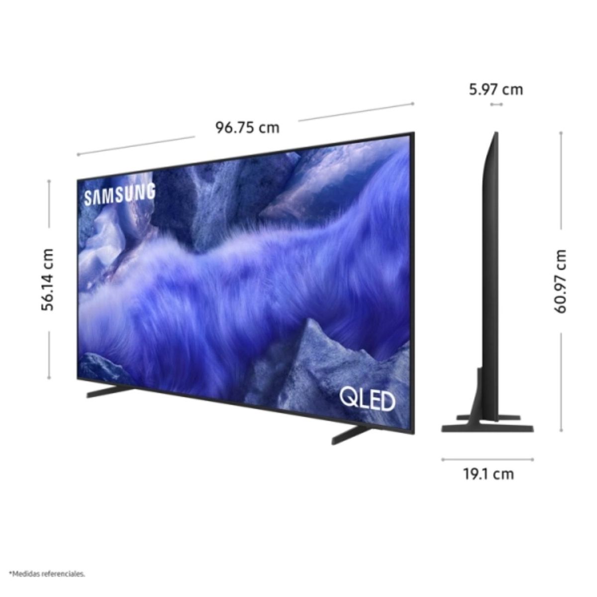SAMSUNG - Televisor Samsung QLED 43" Visión AI Smart TV QN43QEF1AGXPE - Nuevo 2025
