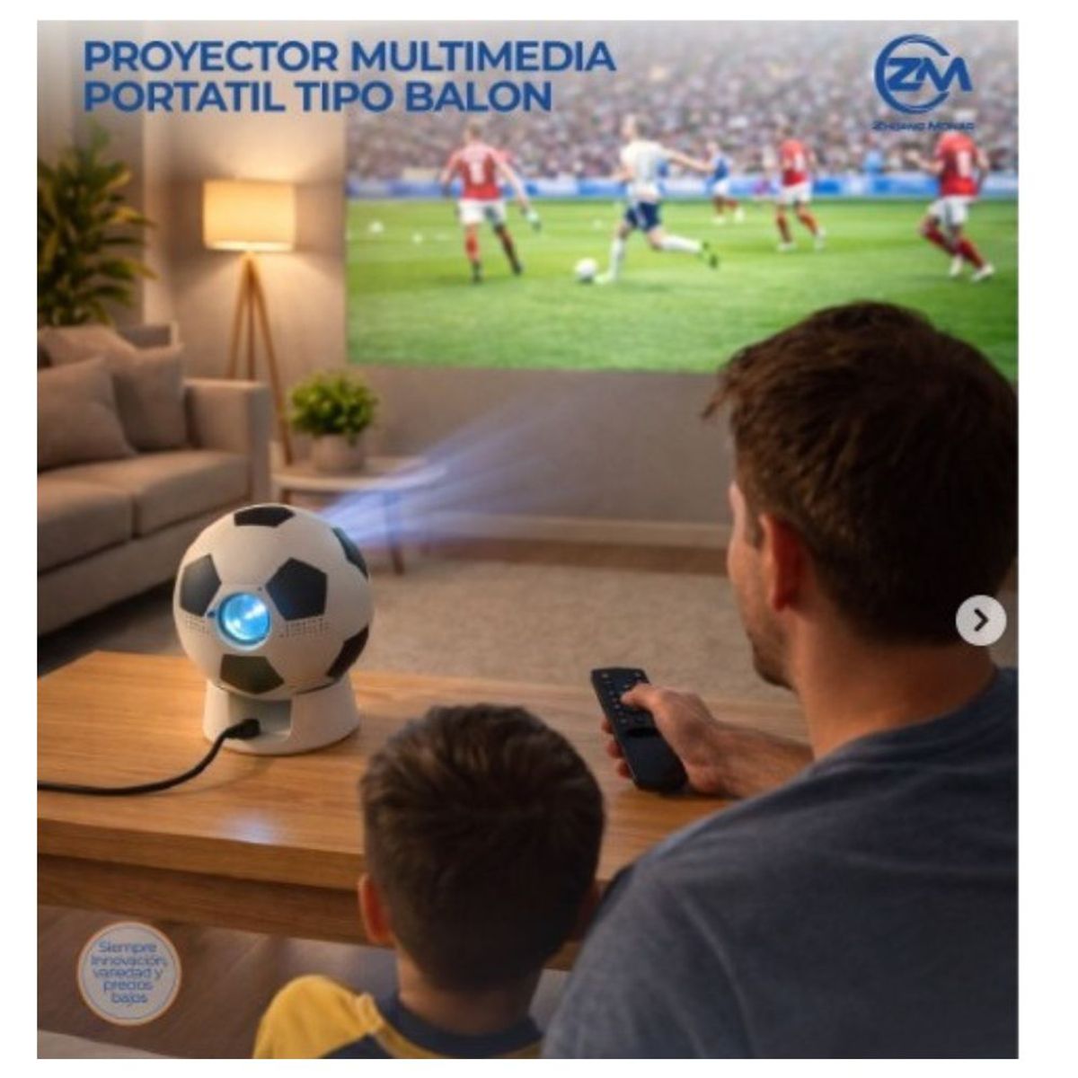 GENERICO - Proyector Multimedia Tipo Balón 4K