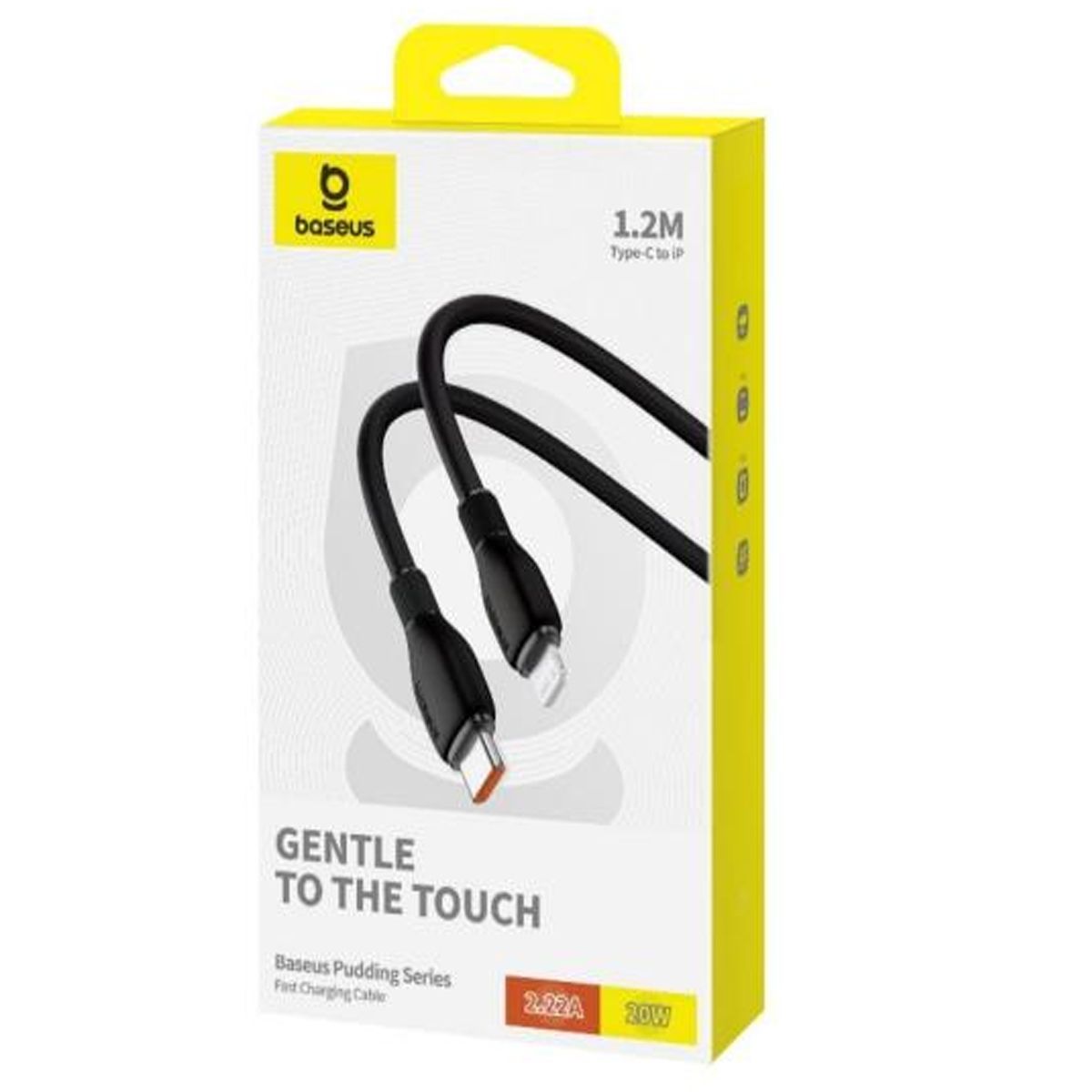BASEUS - Cable Baseus para iPhone iPad USB-C a Lightning 20W Carga Rapida - Negro