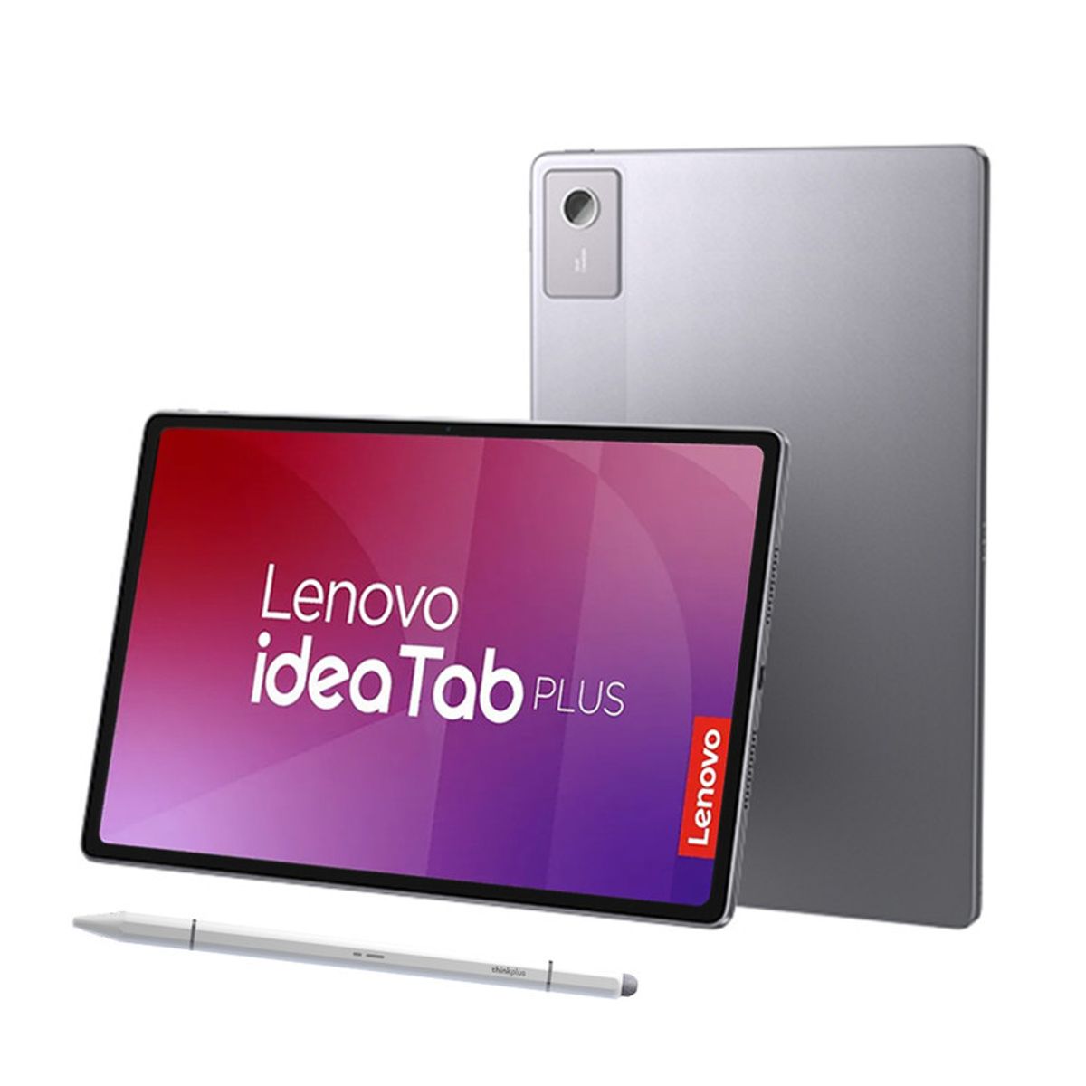 LENOVO - Tablet Lenovo Pad Plus 12 8G+128G 10200mAh 2.5K de resolución pulgadas con WiFi - Gris Lápiz óptico